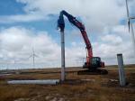 excavator Plastic Sheet Pile Driving Vibro Hammer for Plastic Sheet