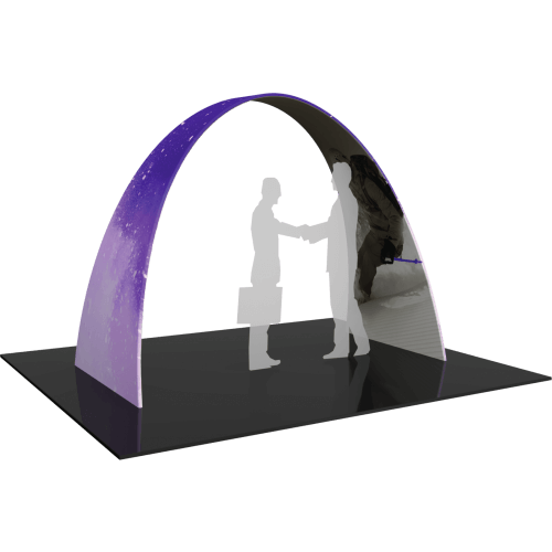 Tension Fabric Display Booth Single Balloon Stand Trade Show Arch Stand For Decoration