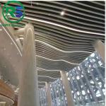 Coating Linear Suspended Metal Ceiling Wooden Colour Aluminium Baffle Ceiling