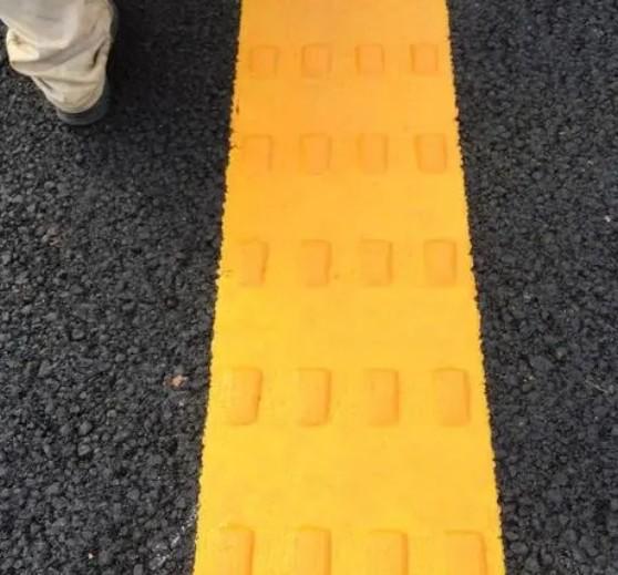 Battery Driving Vibration Road Line Marking Machine Thermoplastic Noise Line