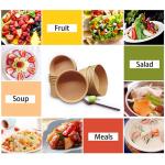 8-35oz Automatic kraft soup bowl salad noodles paper bowl machine