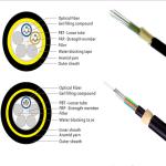 Non Metallic Single Jacket ADSS Fiber Optic Cable 6/12/24/48/96 Core 100/200m
