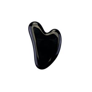 Wholesale 85*55mm Black Obsidian Gua Sha Board Jade Facial Gua Sha Massage Tools from china suppliers