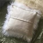 Mongolian Fur Decorative Pillow Mongolian Lamb Fur Throw Pillow Pure Mongolian