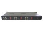 6-ch unidirectional 3G-SDI Extender over Fiber Optic Cable with embeding