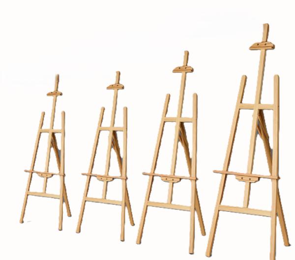 80cm 105cm 125cm Wooden Desktop Easel for Announcement Boards Paintings or