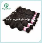 Indian 5A virgin remy hair bulk ,natural color , body wave 10''-26''length hair
