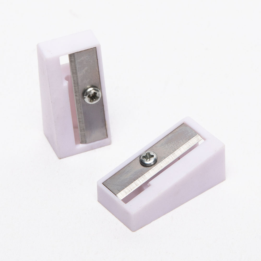 Transparent 8mm Simple Pencil Sharpener PS 65Mn