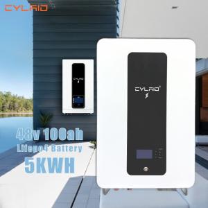 Wholesale 48V100Ah Powerwall Mounted Lifepo4 Battery from china suppliers