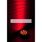 12x10W RGBW 4 in 1 Color Flat Stage Lighting