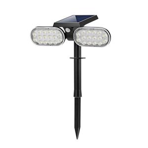 Wholesale 3.7V 2200mAH 6H Charging Wireless Landscape Spotlights Dual Heads from china suppliers