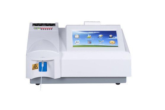 7 Inch Semi Automatic Bio Chemistry Analyzer Random Access With 10 Incubators 3 Timers Color LCD Touch Screen