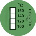 Restaurants Irreversible Temperature Sensitive Labels 100-160℃ For High Temp