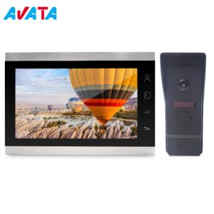 Wholesale Metal 10&quot; Big Touch Screen HD Video Door Bell Video Intercom for home security from china suppliers