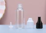 PET E Liquid Vape Oil Plastic Bottles With Dropper Caps 8ml