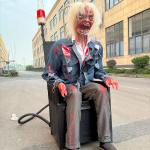 Pneumatic Haunted House Props Realistic Animated Horror Props Monster Model