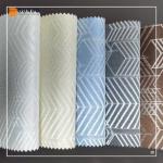 Heavy Duty Textured Jacquard Roller Blinds Fabric Horizontal Coating Blackout