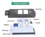 IP65 Integrated Intelligent All In One Solar Led Street Light Outdoor Lighting