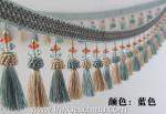 Handmade fashionable chain beads lace tassels fringes for curtain/sofa/pillow