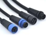 Male Pin Diameter 1.5mm Waterproof Connector for IP68 LED Lighting Outdoor Cable