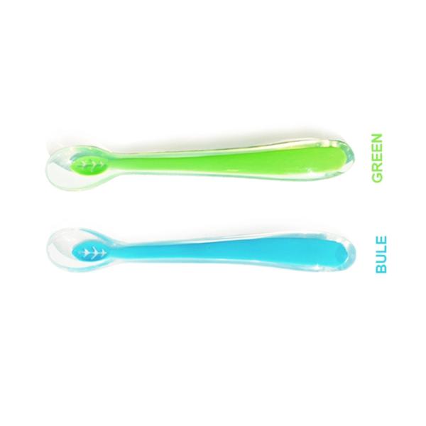 2 Color Silicone Injection Molding Reusable Baby Feed Spoon