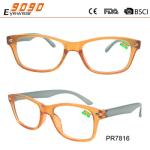 New arrival and hot sale plastic reading glasses ,plastic hinge,suitable for