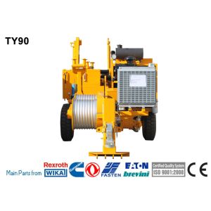 Wholesale Cummins Engine Hydraulic Cable Puller Overhead Line Stringing Equipment from china suppliers