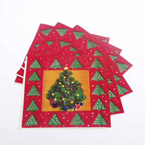 Wholesale Restaurant Printed Disposable Napkins Wood Pulp Tissue Paper Serviette from china suppliers