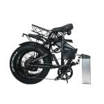 LCD Display 750W 20" Electric Fat Bike Folding Frame 48V 15Ah Full Suspension