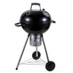 Outdoor Barbecue 18 inch Deluxe Kettle Charcoal Grill with Portable Charcoal