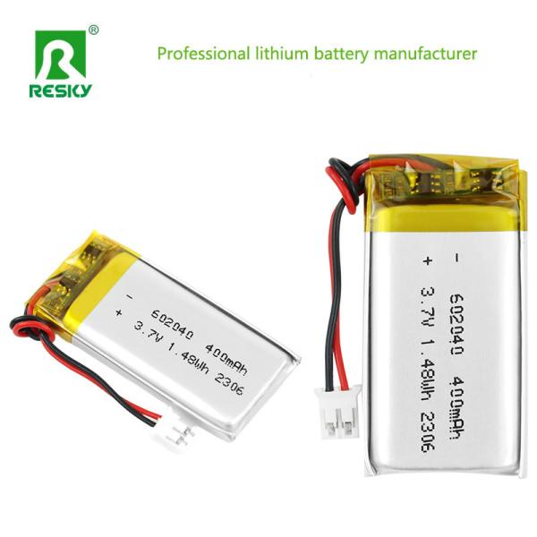Lithium Polymer Battery Cell 602040 400mAh 450mAh 3.7V 1.48wh Power Lipo Li-Polymer Battery