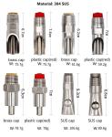 63mm Hex Water Nipple Valve 86g Nipple Drinker For Pig Farming Animal