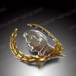 Manufacturer Custom Metal 3M Sticker Stalin Head Aluminium Label For Wine