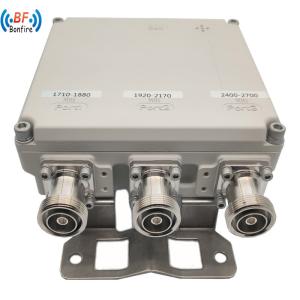 Wholesale Indoor/Outdoor IP65 Tri-Band Combiner 1710-1880/1920-2170/2300-2700MHz 4.3-10-F DIN-F from china suppliers