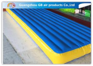 Wholesale Blue Inflatable Tumble Track Folding Air Gymnastics Mats for Sports Games from china suppliers