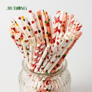 Wholesale Eco Friendly Degradable Paper Straws Individually Wrapped Paper Drinking Straws from china suppliers