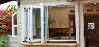 aluminum framed double glazed High Quality Aluminum Glass Bifold Window folding