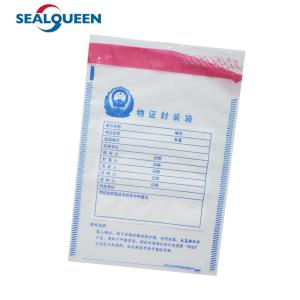 Wholesale Custom Printed Tamper Evident Deposit Bag Plastic Security Bank Cash Bag from china suppliers