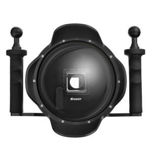 Wholesale 3.0 Pro Vision 6 Inch Diving GoPro 4 3+ Black Dome Port With Extra LCD Waterproof Housing Case from china suppliers