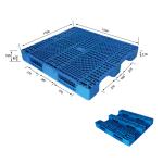 1200x1100 100% Recycled Plastic Pallets 1000-1500KG Dynamic Load