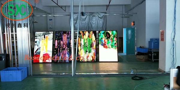 AC85-264V LED Poster Display Board 3mm Pitch Portable Poster Showing 4cm