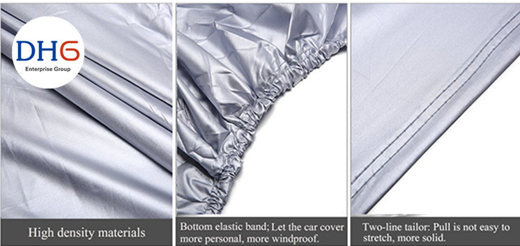 Lightweight Nylon Custom Fit Car Covers 600D PEVA Inner Layer Thick Cotton