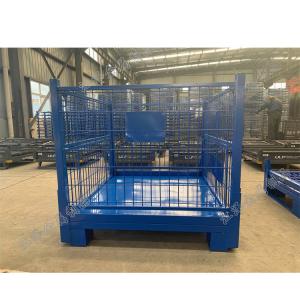 Wholesale Customized Heavy Duty Steel Stillage Cage For Warehouse Storage from china suppliers
