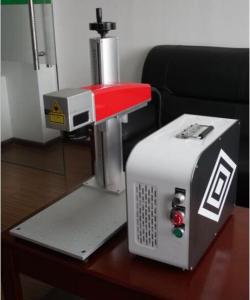 Wholesale 20W Mini fiber laser marking machine for plastic PVC data matrix and barcode from china suppliers