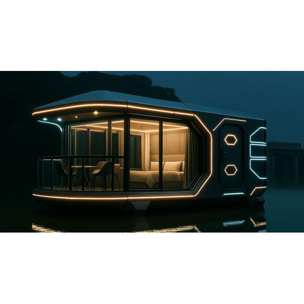 Luxury Bedroom Living Room Modern Prefab Smart Tiny Space Capsule Mobile Modular Container Capsule House Hotel