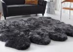 Living Room Decorative Australian Sheepskin Rug Comfortable Thick Soft For Baby
