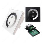 Wall Mounted 12V 24V LED Lighting Dimmer Switch For Single Color Strip Light