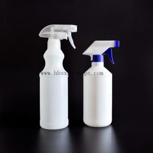 Wholesale 500ml plastic PE spray bottle with trigger sprayer head for washing cleaning from china suppliers