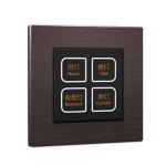 Hotel Room Modbus Wall Switch Electrical Button For Light Control