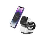 9v 2a Black White Abs Acrylic Bracket Wireless Charger For Phone/Earphone/Watch